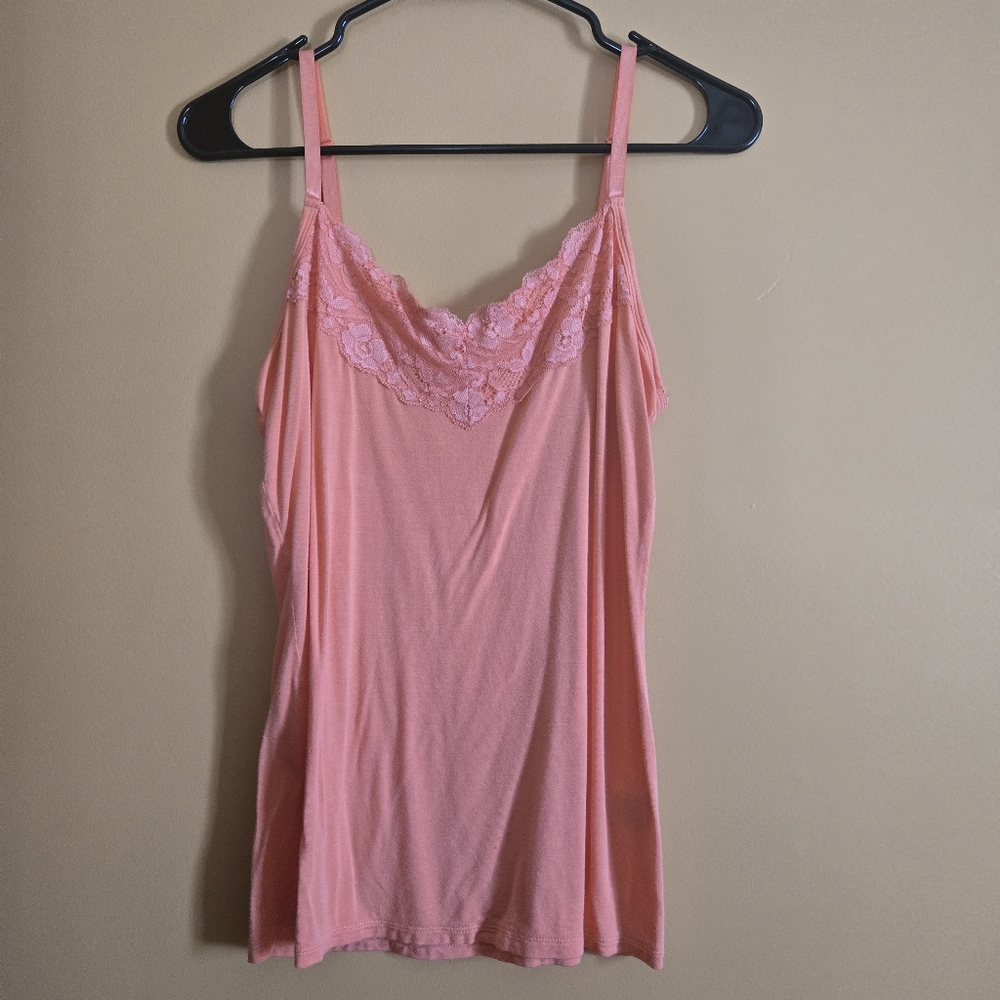 Dress Barn Lacy Camisole PTP=16.5"